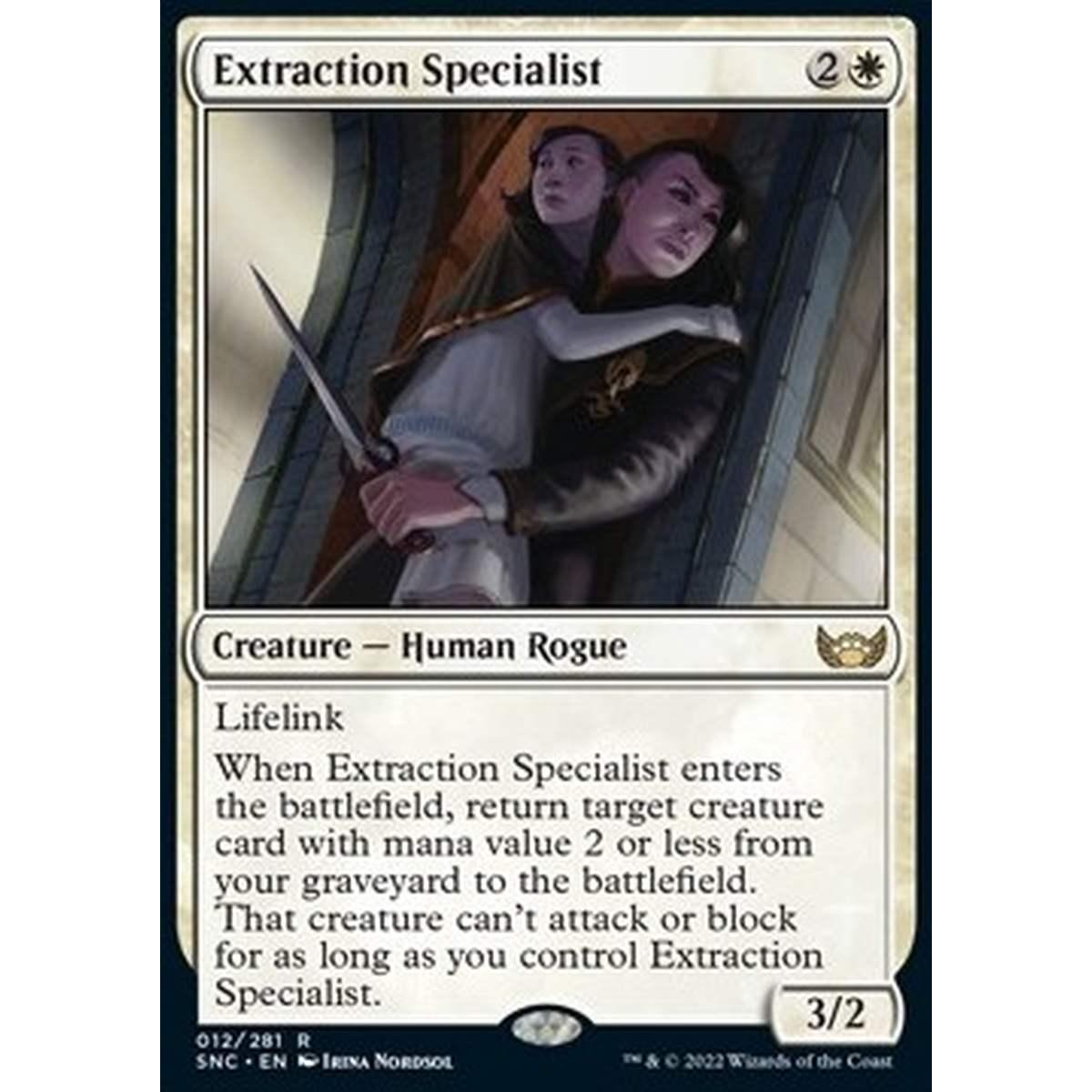 Extraction Specialist - Specialista di Estrazioni - [SNC] [NM]
