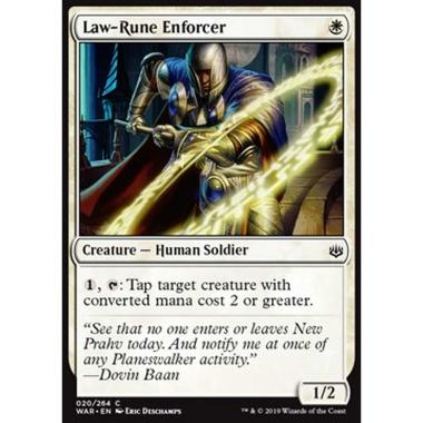 Law-Rune Enforcer - Esecutore delle Legirune - [WAR] [NM]