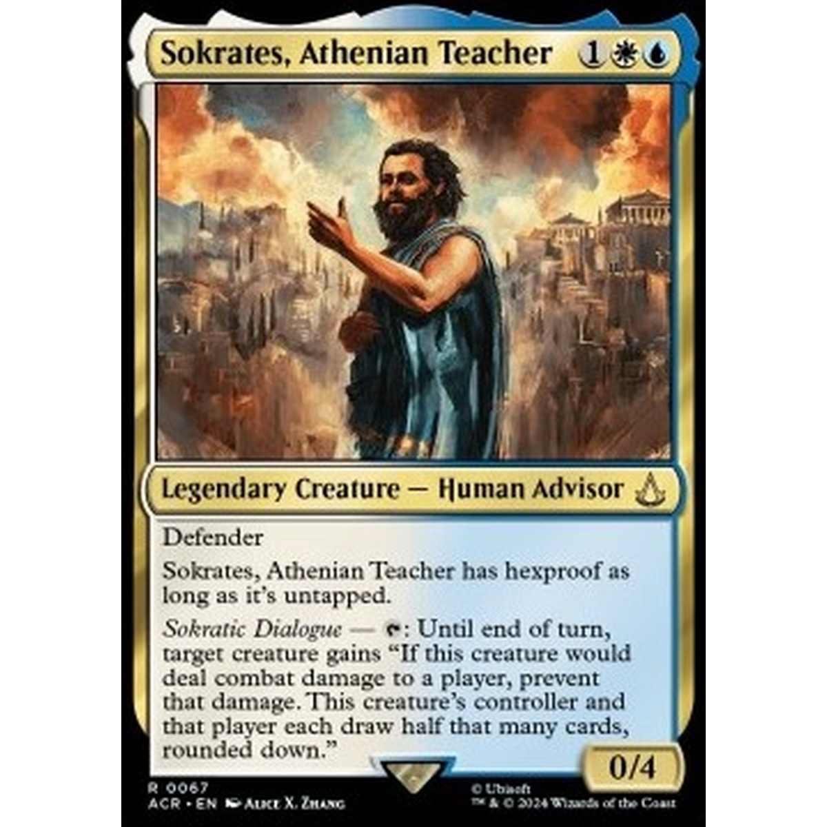 Sokrates, Athenian Teacher - Sokrates, Athenian Teacher - [ACR] [NM] [Foil]