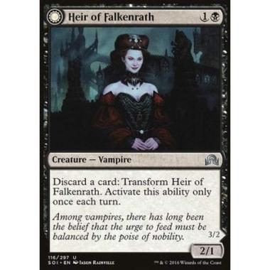 Heir of Falkenrath / Heir to the Night - Erede di Falkenrath // Erede della Notte - [SOI] [NM] [Foil]