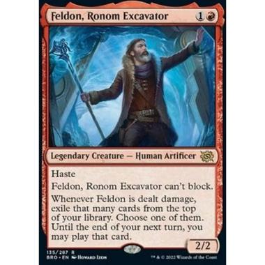 Feldon, Ronom Excavator - Feldon, Dissotterratore di Ronom - [BRO] [NM] [Foil]