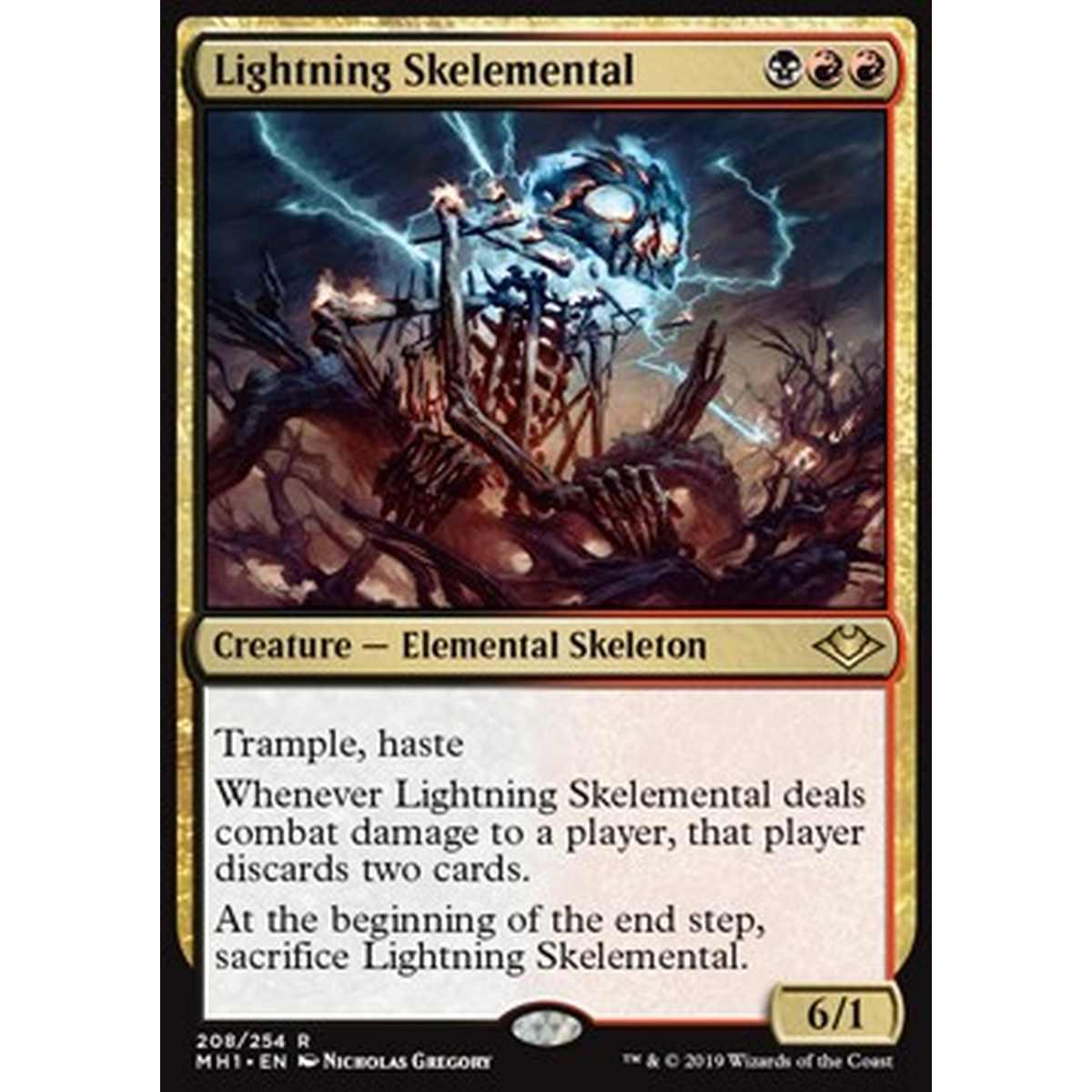 Lightning Skelemental - Lightning Skelemental - [MH1] [NM]