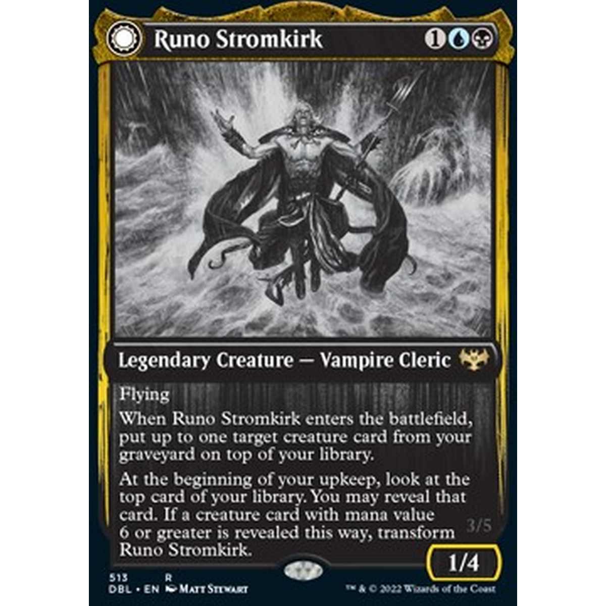 Runo Stromkirk // Krothuss, Lord of the Deep - Runo Stromkirk // Krothuss, Lord of the Deep - [DBL] [NM]