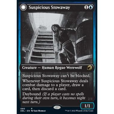 Suspicious Stowaway // Seafaring Werewolf - Suspicious Stowaway // Seafaring Werewolf - [DBL] [NM]