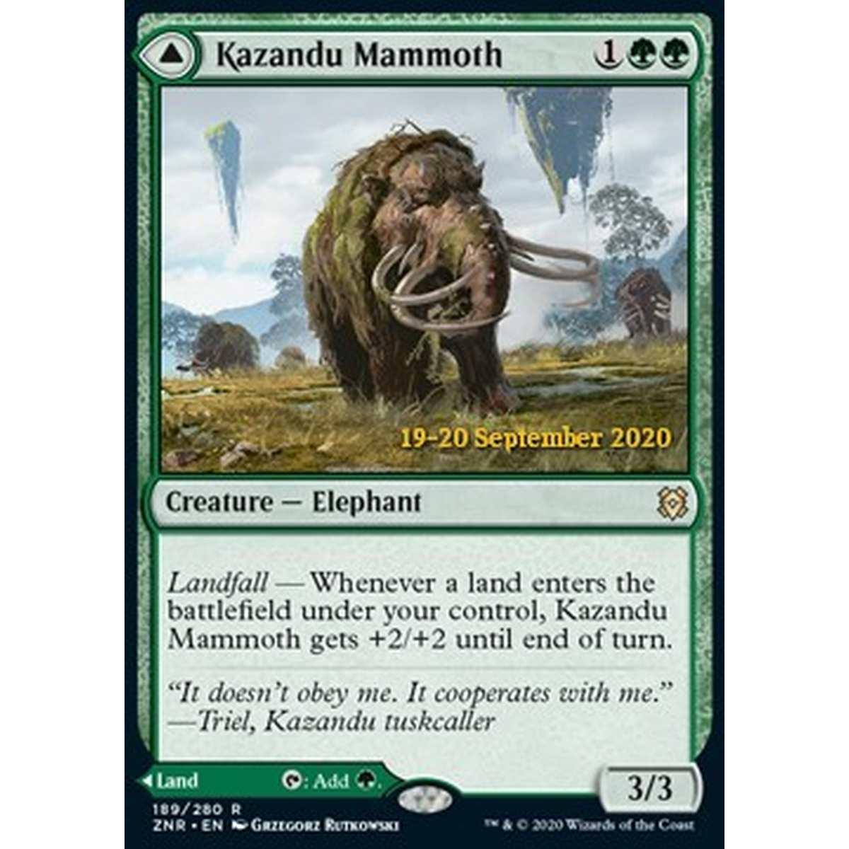 Kazandu Mammoth // Kazandu Valley - Mammut di Kazandu // Valle di Kazandu - [PZNR] [NM] [Foil]