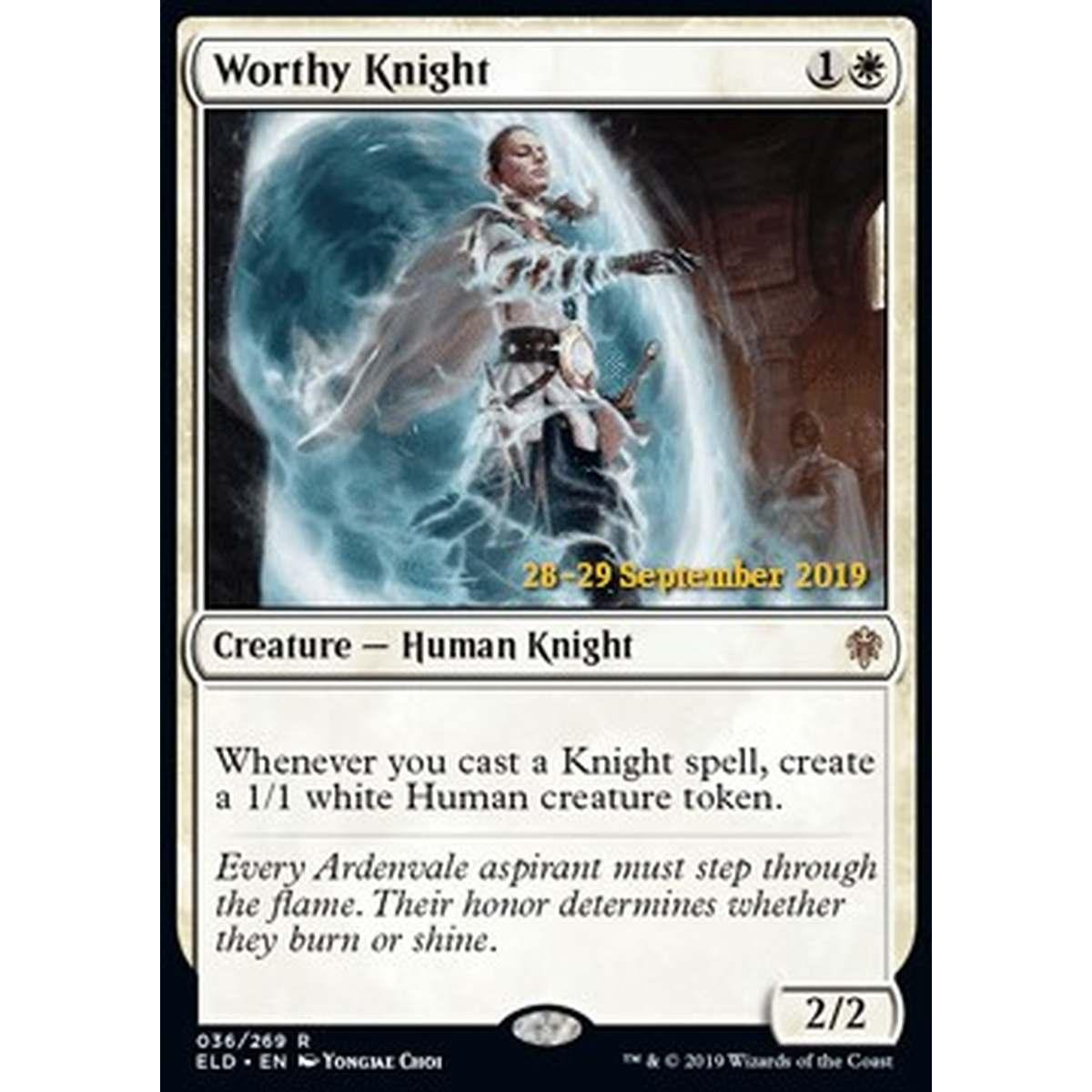 Worthy Knight (V.1) - Cavaliera Degna (V.1) - [PELD] [NM] [Foil]
