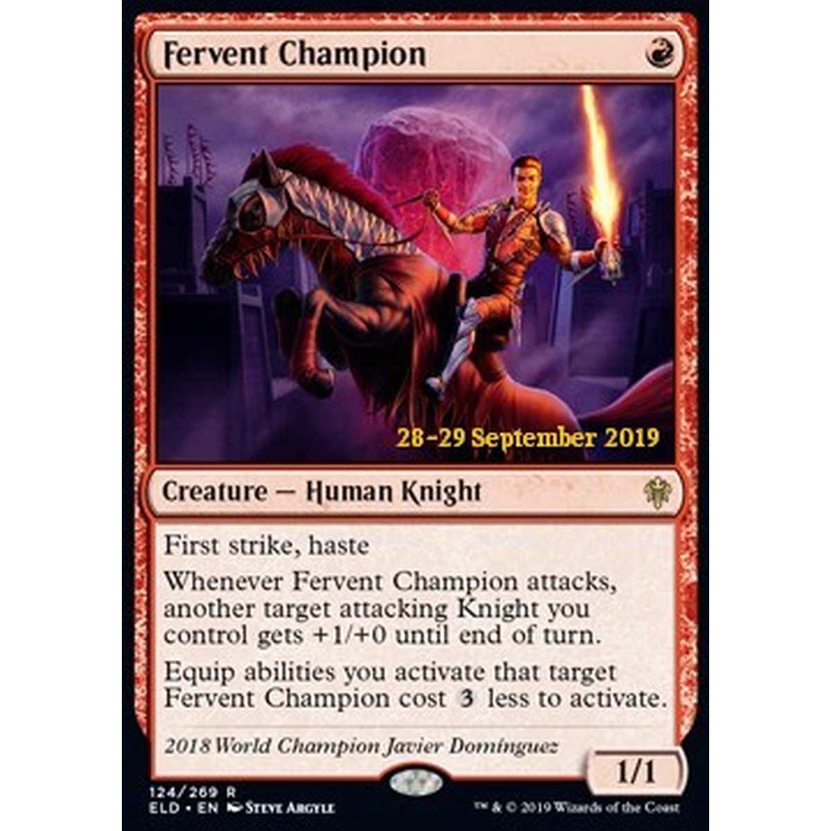 Fervent Champion (V.1) - Campione Fervente (V.1) - [PELD] [NM] [Foil]