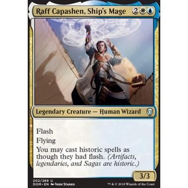 Raff Capashen, Ship's Mage - Raff Capashen, Mago di Bordo - [DOM] [NM] [Foil]