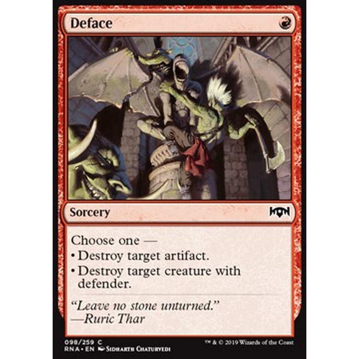 Deface - Sfregiare - [RNA] [NM]