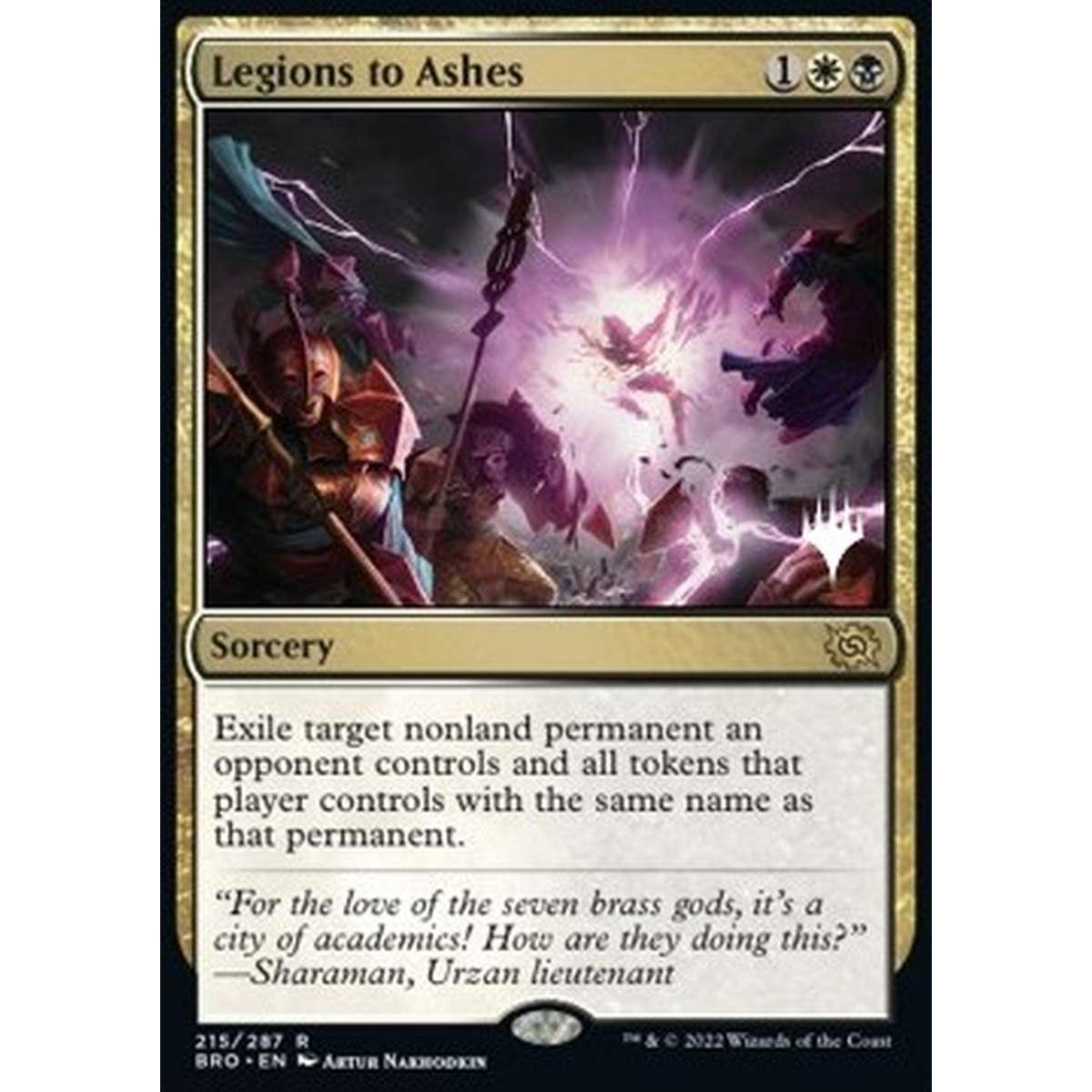 Legions to Ashes (V.2) - Legioni in Cenere (V.2) - [PBRO] [NM] [Foil]