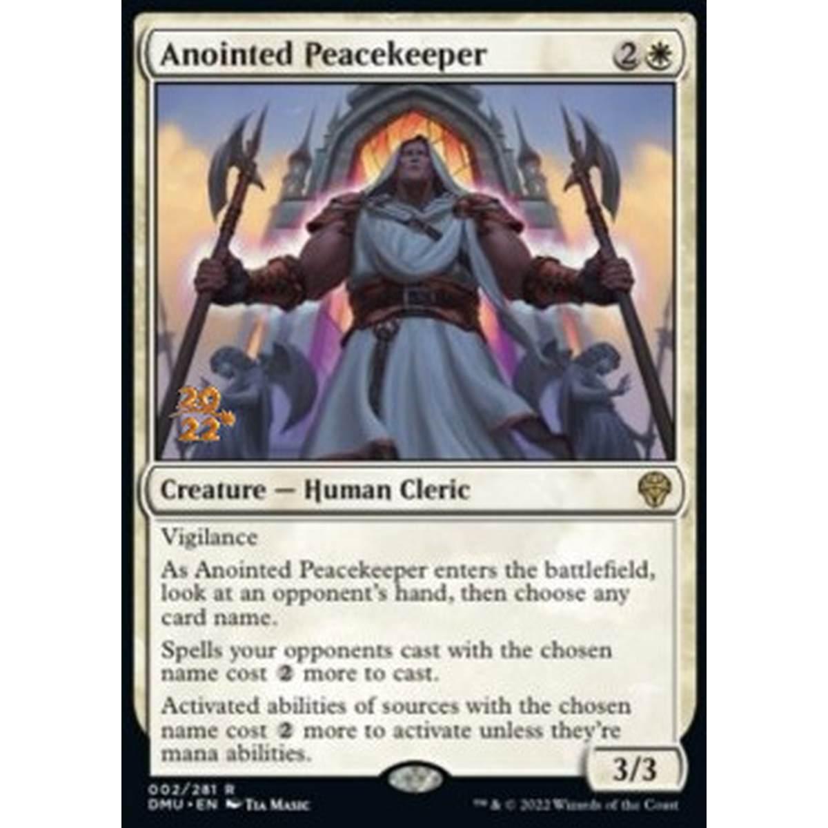 Anointed Peacekeeper (V.1) - Pacificatore Consacrato (V.1) - [PDMU] [NM] [Foil]