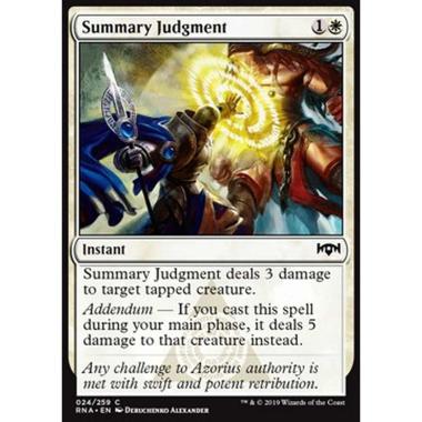 Summary Judgment - Giudizio Sommario - [RNA] [NM]