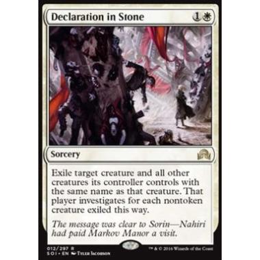 Declaration in Stone - Declaration in Stone - [SOI] [EX]