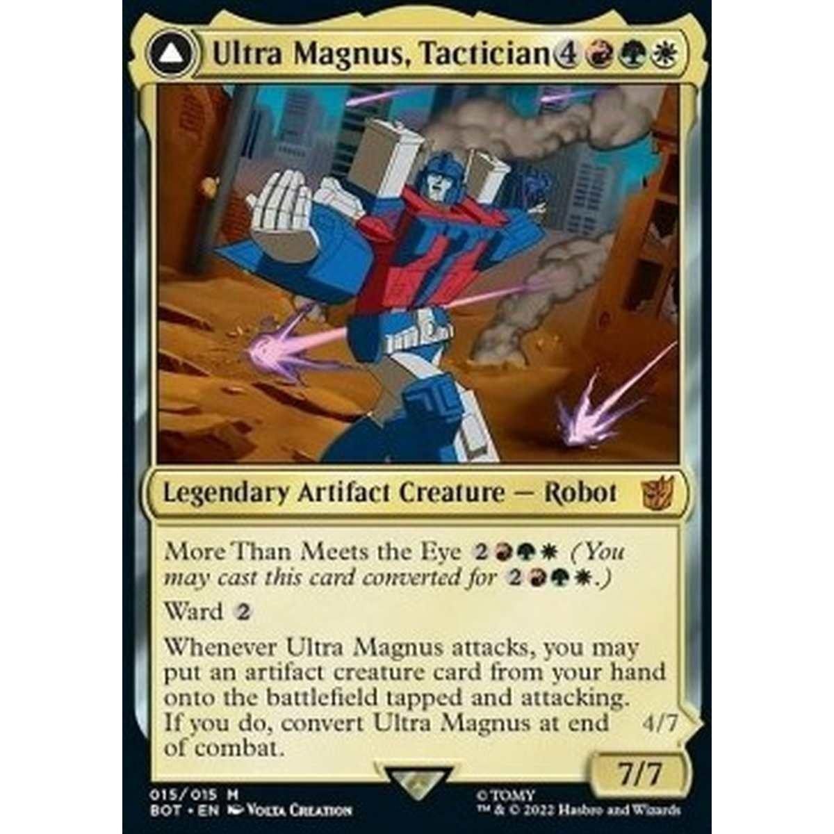 Ultra Magnus, Tactician // Ultra Magnus, Armored Carrier (V.1) - Ultra Magnus, Tactician // Ultra Magnus, Armored Carrier (V.1) - [BOT] [NM] [Foil]