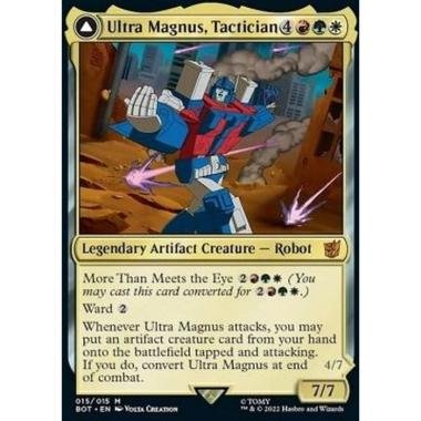 Ultra Magnus, Tactician // Ultra Magnus, Armored Carrier (V.1) - Ultra Magnus, Tactician // Ultra Magnus, Armored Carrier (V.1) - [BOT] [NM] [Foil]