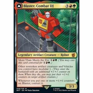 Blaster, Combat DJ // Blaster, Morale Booster (V.1) - Blaster, Combat DJ // Blaster, Morale Booster (V.1) - [BOT] [NM] [Foil]