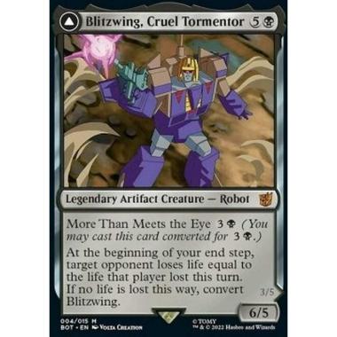 Blitzwing, Cruel Tormentor // Blitzwing, Adaptive Assailant (V.1) - Blitzwing, Cruel Tormentor // Blitzwing, Adaptive Assailant (V.1) - [BOT] [NM] [Foil]
