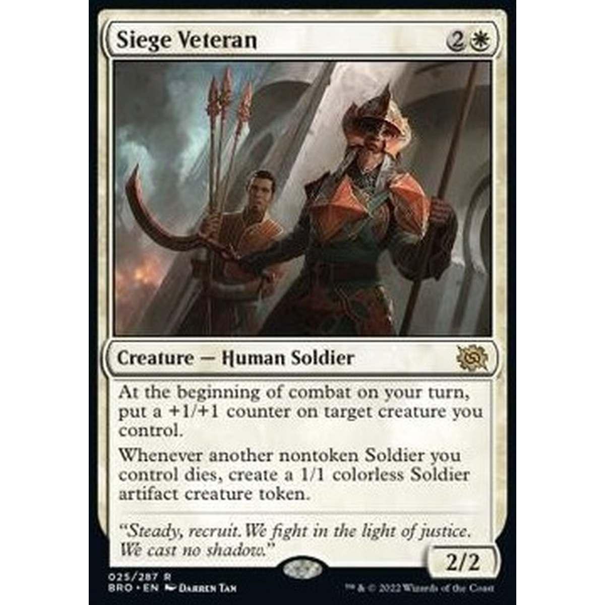 Siege Veteran - Veterana dell'Assedio - [BRO] [NM] [Foil]