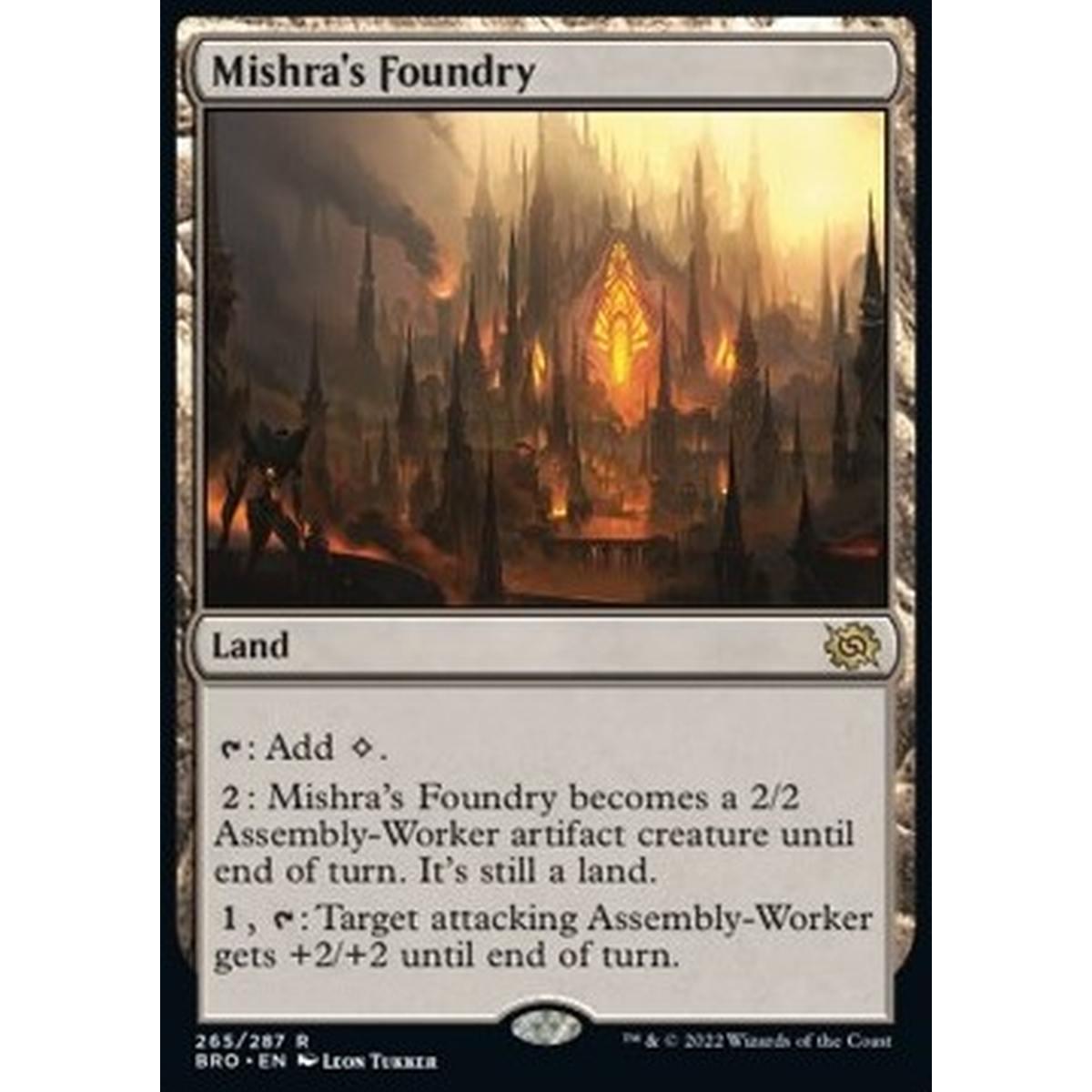 Mishra's Foundry - Fonderia di Mishra - [BRO] [NM] [Foil]