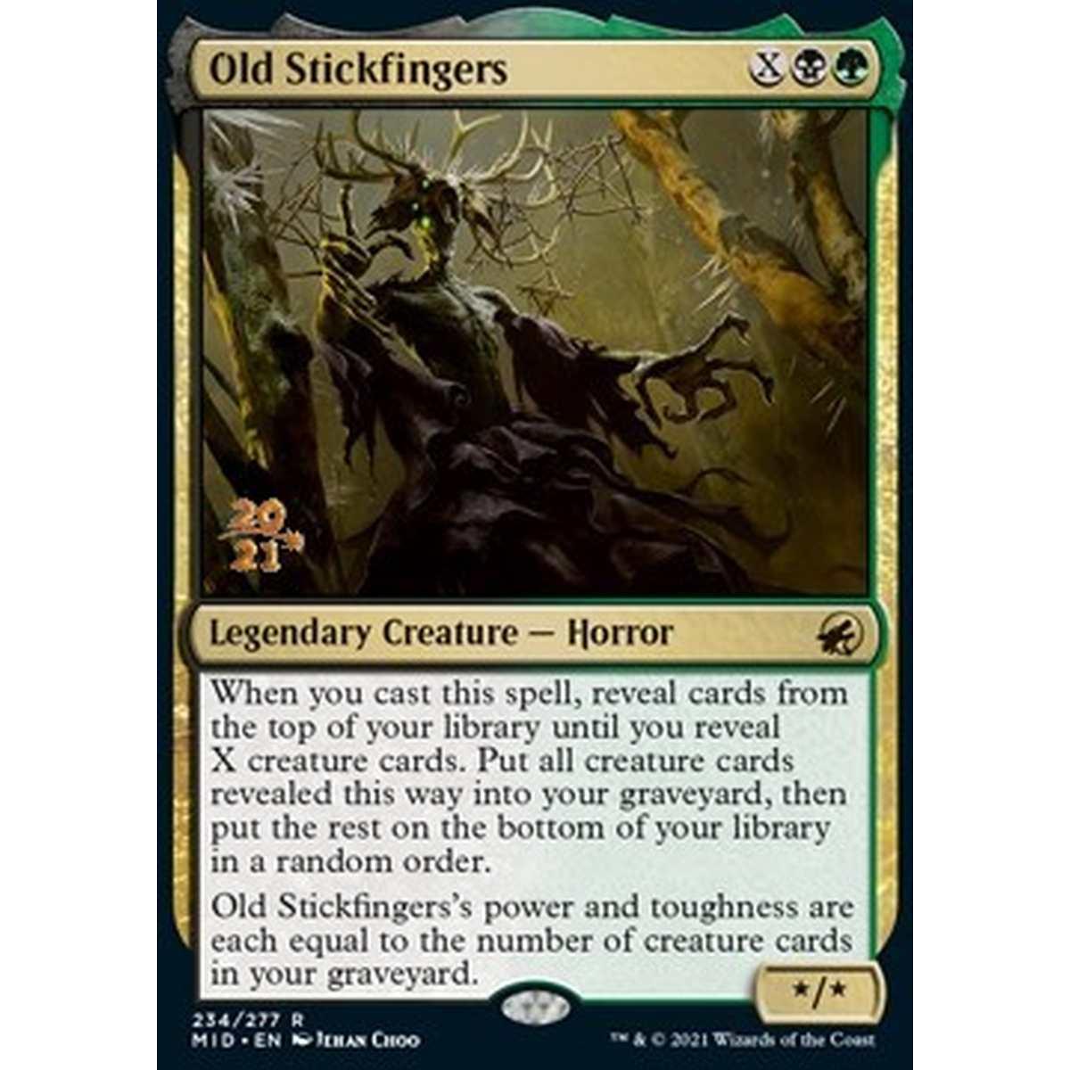 Old Stickfingers (V.1) - Vecchio Ditalunghe (V.1) - [PMID] [NM] [Foil]