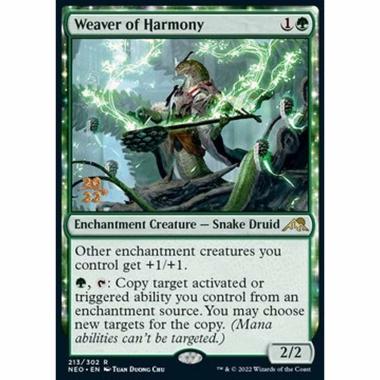 Weaver of Harmony (V.1) - Tessitrice dell'Armonia (V.1) - [PNEO] [NM] [Foil]