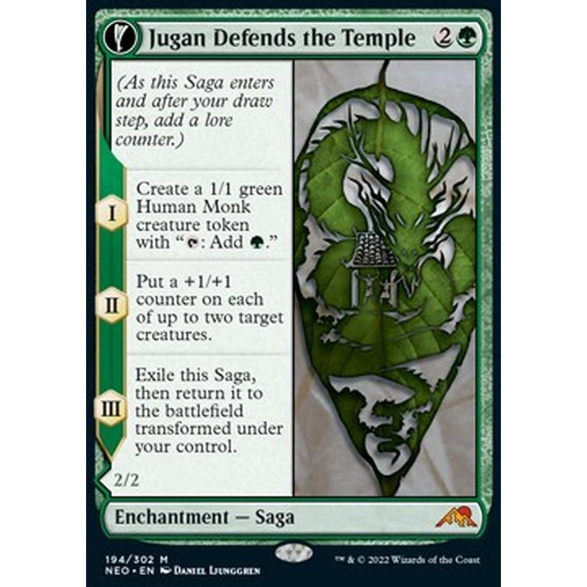 Jugan Defends the Temple // Remnant of the Rising Star - Jugan Defends the Temple // Remnant of the Rising Star - [NEO] [NM]