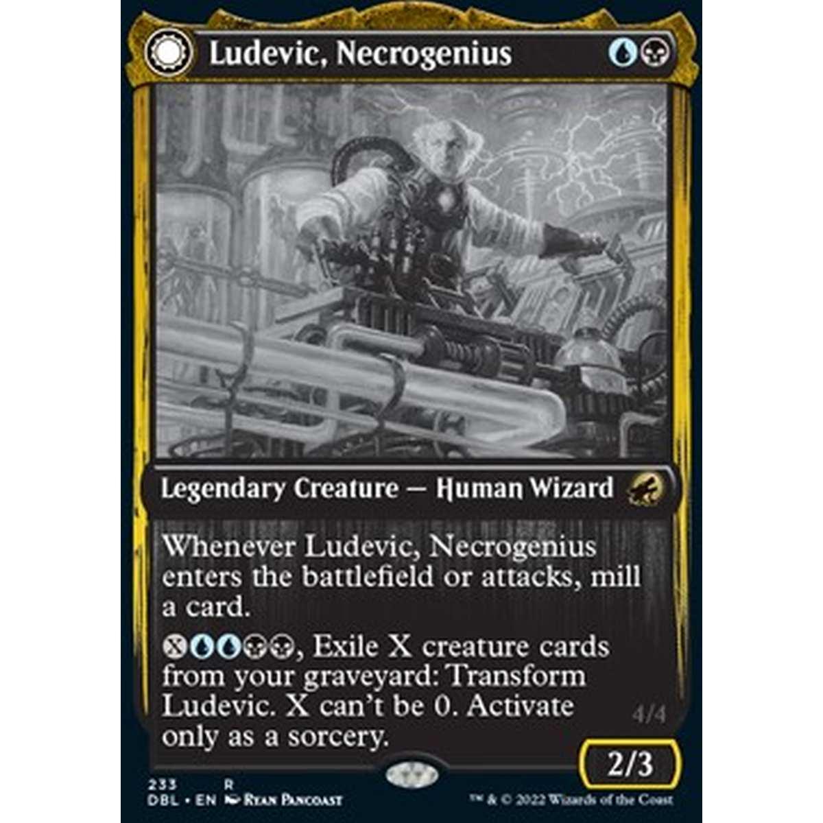 Ludevic, Necrogenius // Olag, Ludevic's Hubris - Ludevic, Necrogenius // Olag, Ludevic's Hubris - [DBL] [NM]