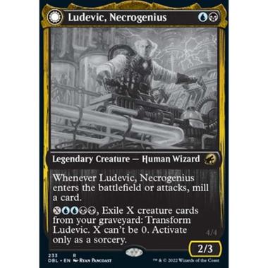 Ludevic, Necrogenius // Olag, Ludevic's Hubris - Ludevic, Necrogenius // Olag, Ludevic's Hubris - [DBL] [NM]