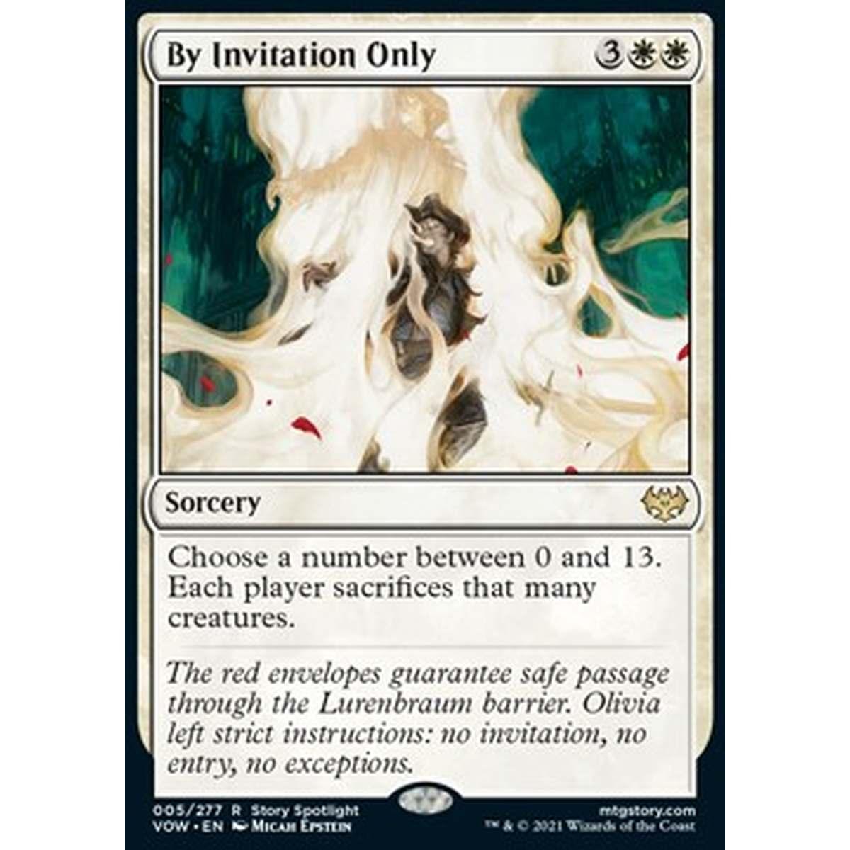 By Invitation Only - Solo su Invito - [VOW] [NM] [Foil]