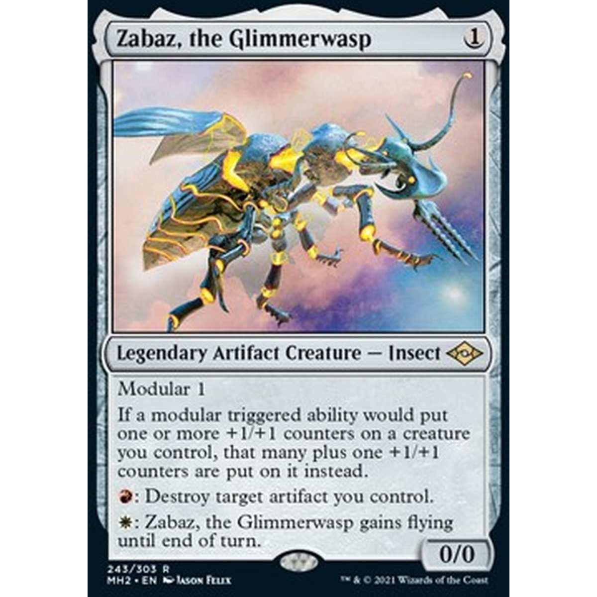 Zabaz, the Glimmerwasp - Zabaz, the Glimmerwasp - [MH2] [NM]