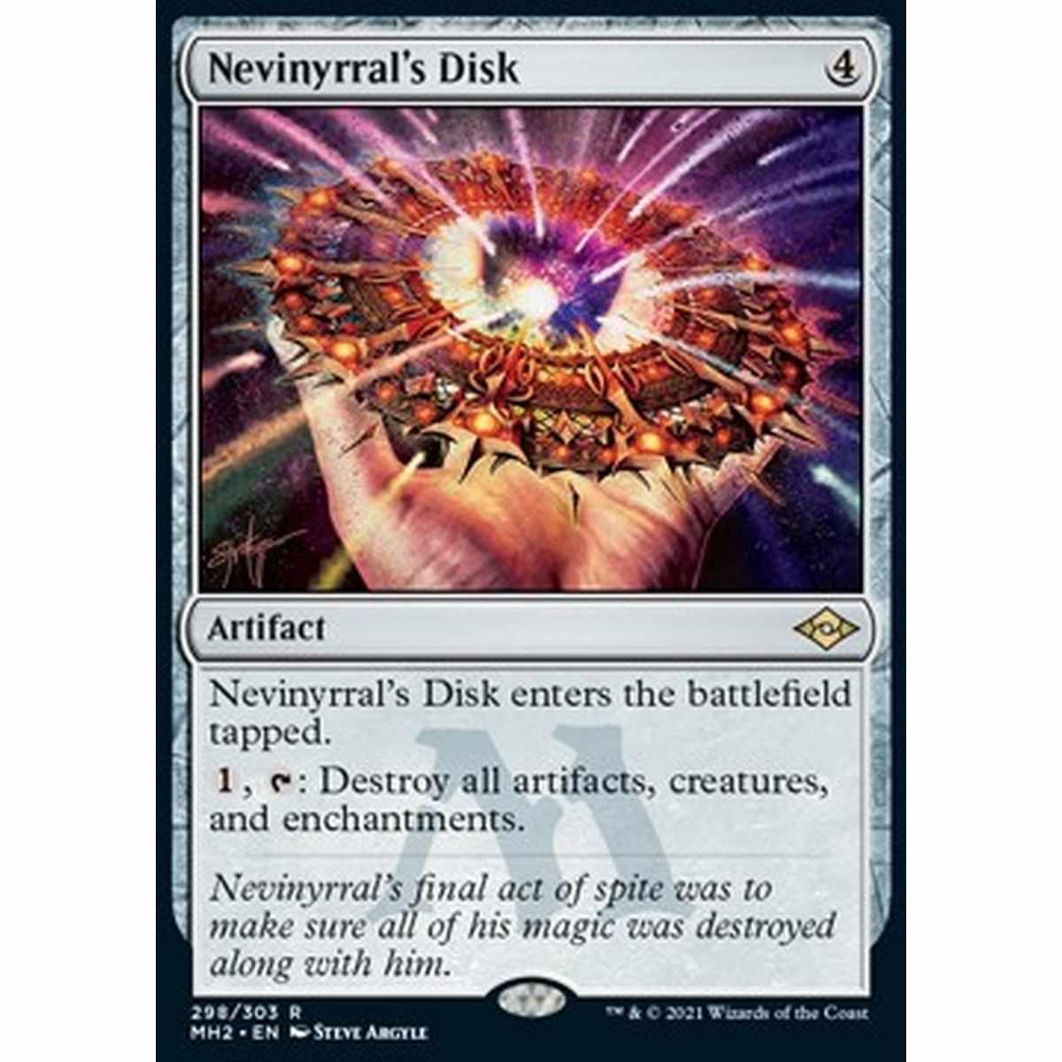 Nevinyrral's Disk (V.1) - Nevinyrral's Disk (V.1) - [MH2] [NM] [Foil]