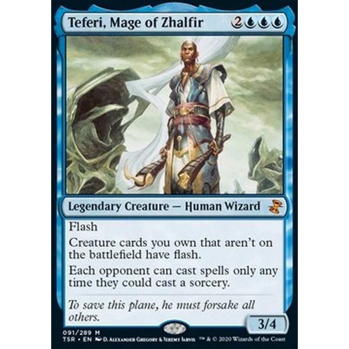 Teferi, Mage of Zhalfir - Teferi, Mage of Zhalfir - [TSR] [NM]