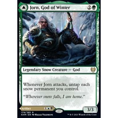 Jorn, God of Winter // Kaldring, the Rimestaff - Jorn, Dio dell'Inverno // Kaldring, il Bastone di Brina - [KHM] [NM] [Foil]