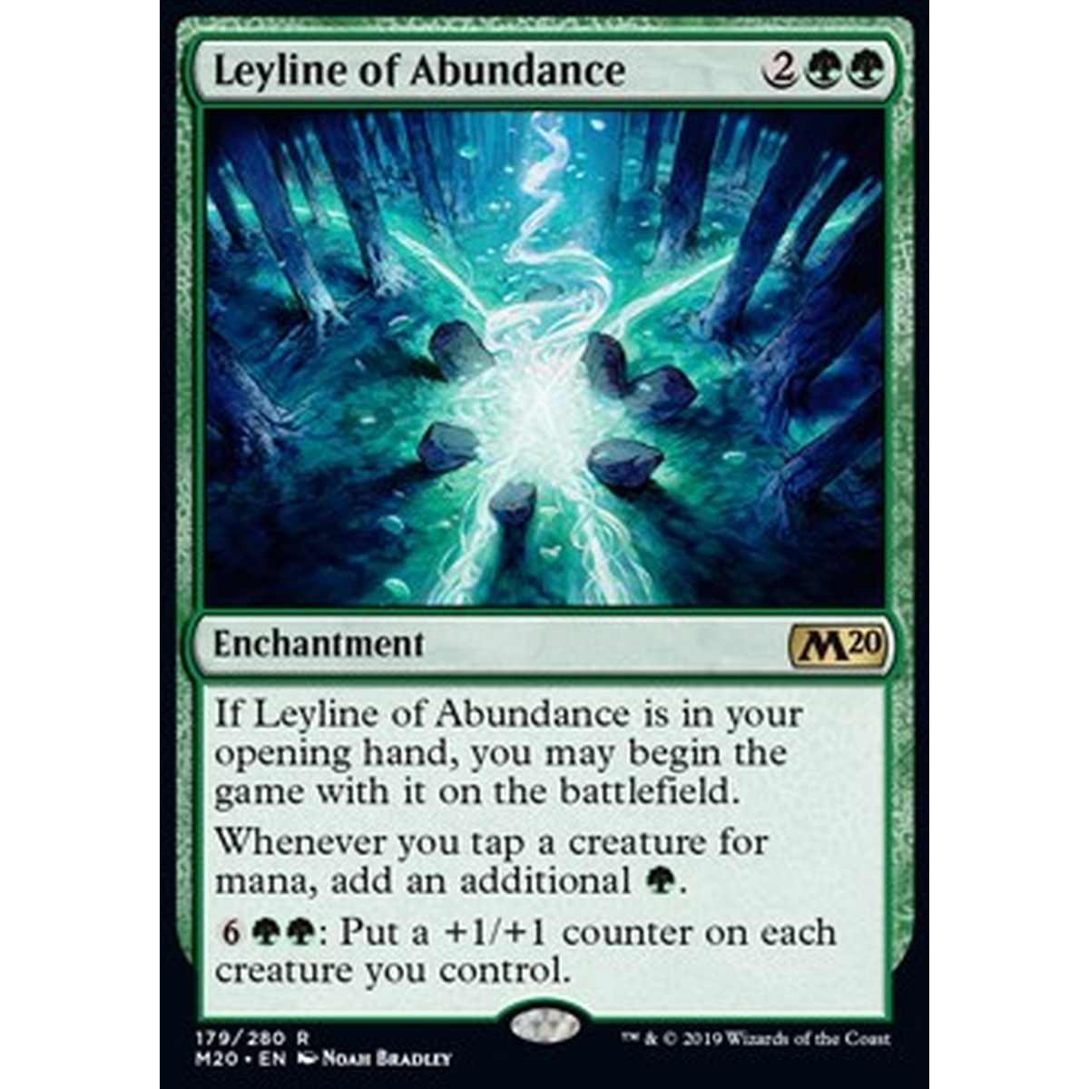 Leyline of Abundance - Leyline dell'Abbondanza - [M20] [NM]