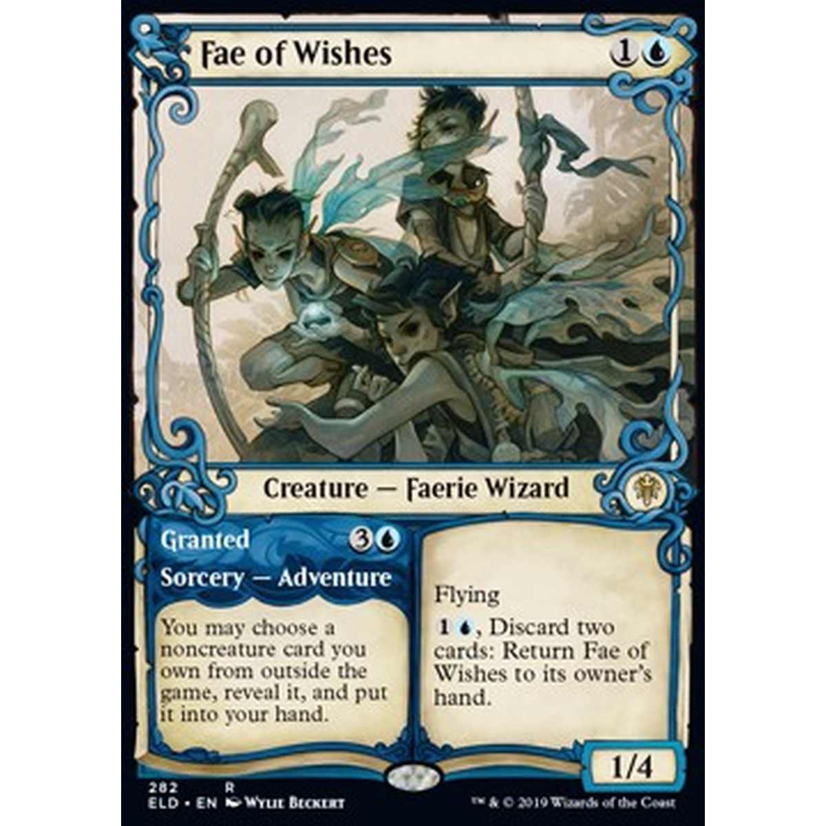 Fae of Wishes // Granted - Fate dei Desideri // Esaudito - [XELD] [NM] [Foil]