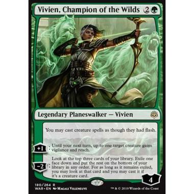 Vivien, Champion of the Wilds - Vivien, Champion of the Wilds - [WAR] [NM] [Foil]