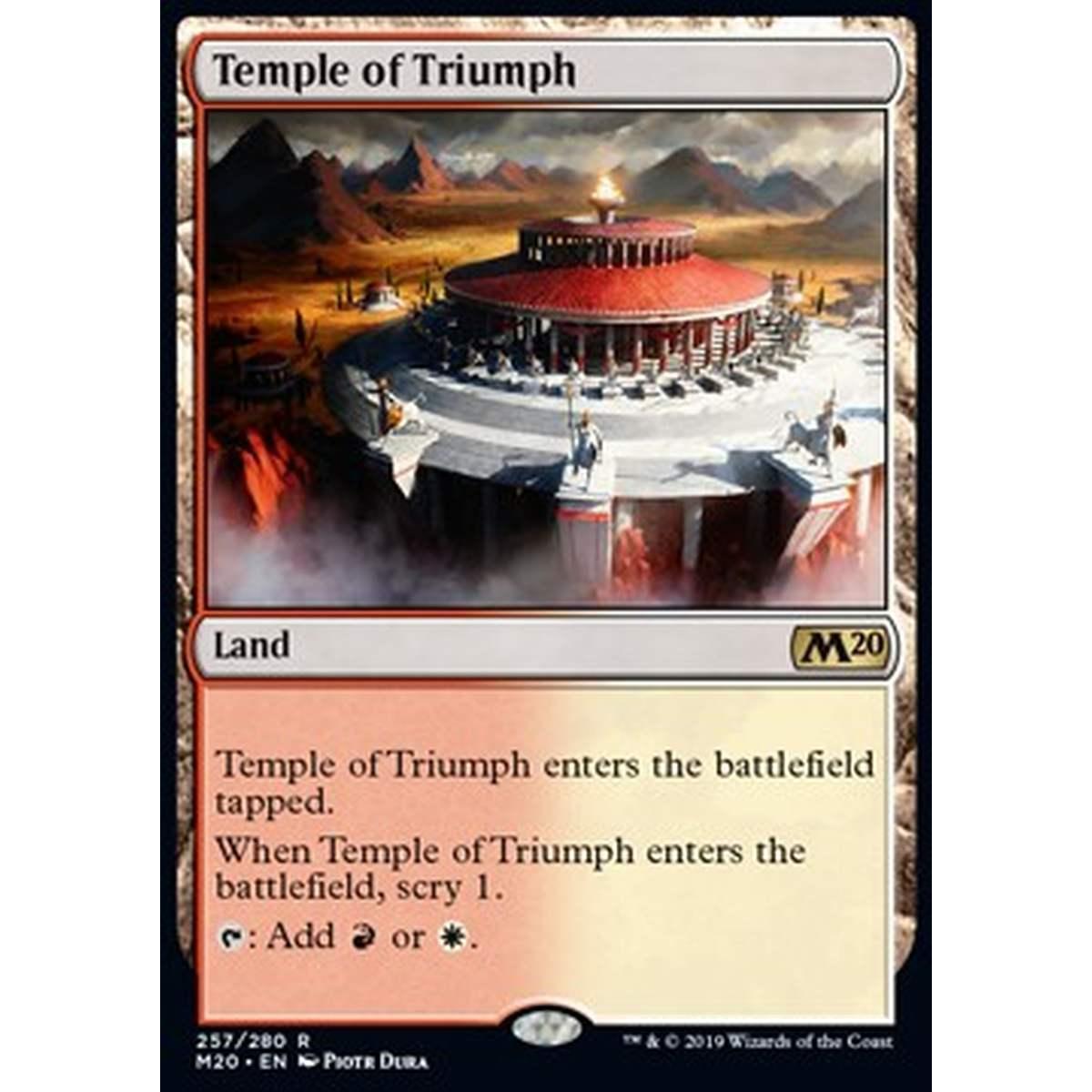 Temple of Triumph - Tempio del Trionfo - [M20] [NM] [Foil]