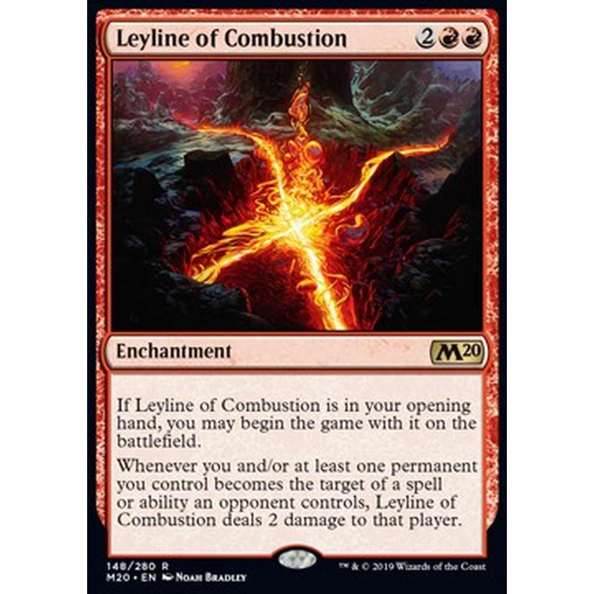 Leyline of Combustion - Leyline della Combustione - [M20] [NM] [Foil]