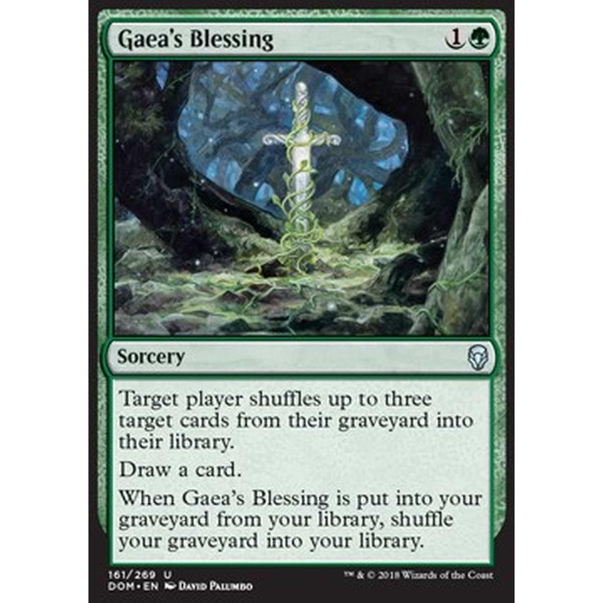 Gaea's Blessing - Gaea's Blessing - [DOM] [NM] [Foil]
