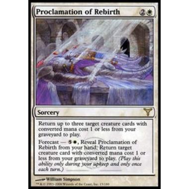 Proclamation of Rebirth - Proclama della Rinascita - [DIS] [EX]