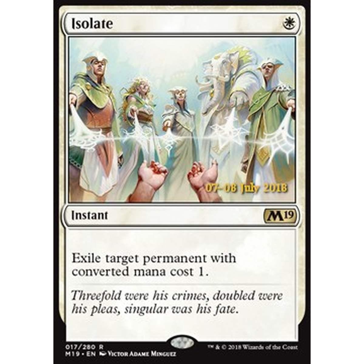 Isolate - Isolare - [PM19] [NM] [Foil]