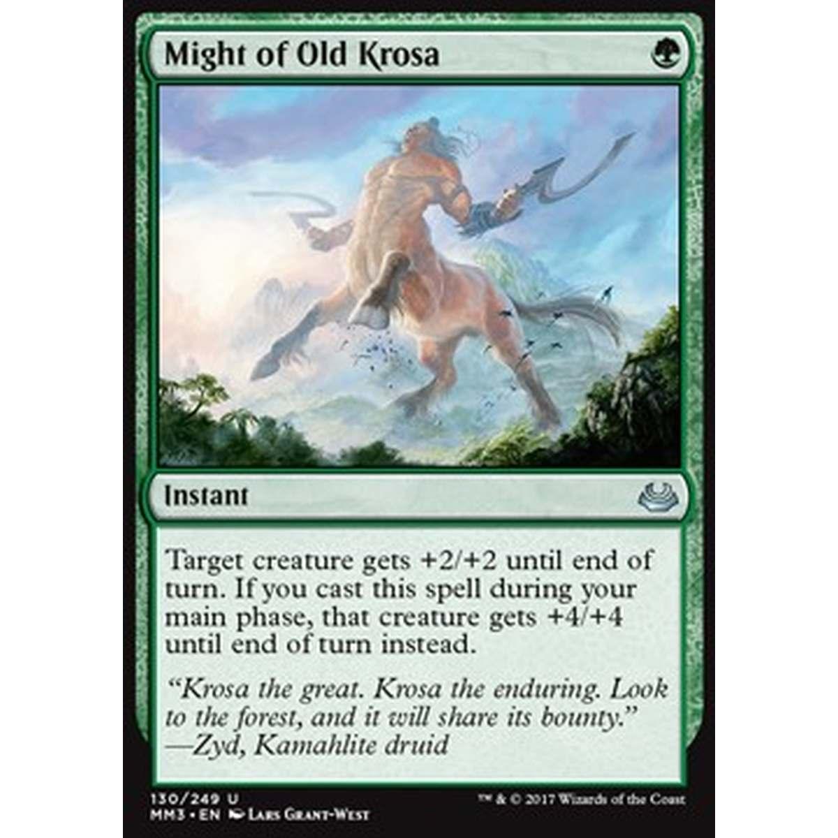 Might of Old Krosa - Might of Old Krosa - [MM3] [NM] [Foil]