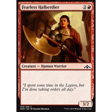 Fearless Halberdier - Alabardiera Intrepida - [GRN] [NM]