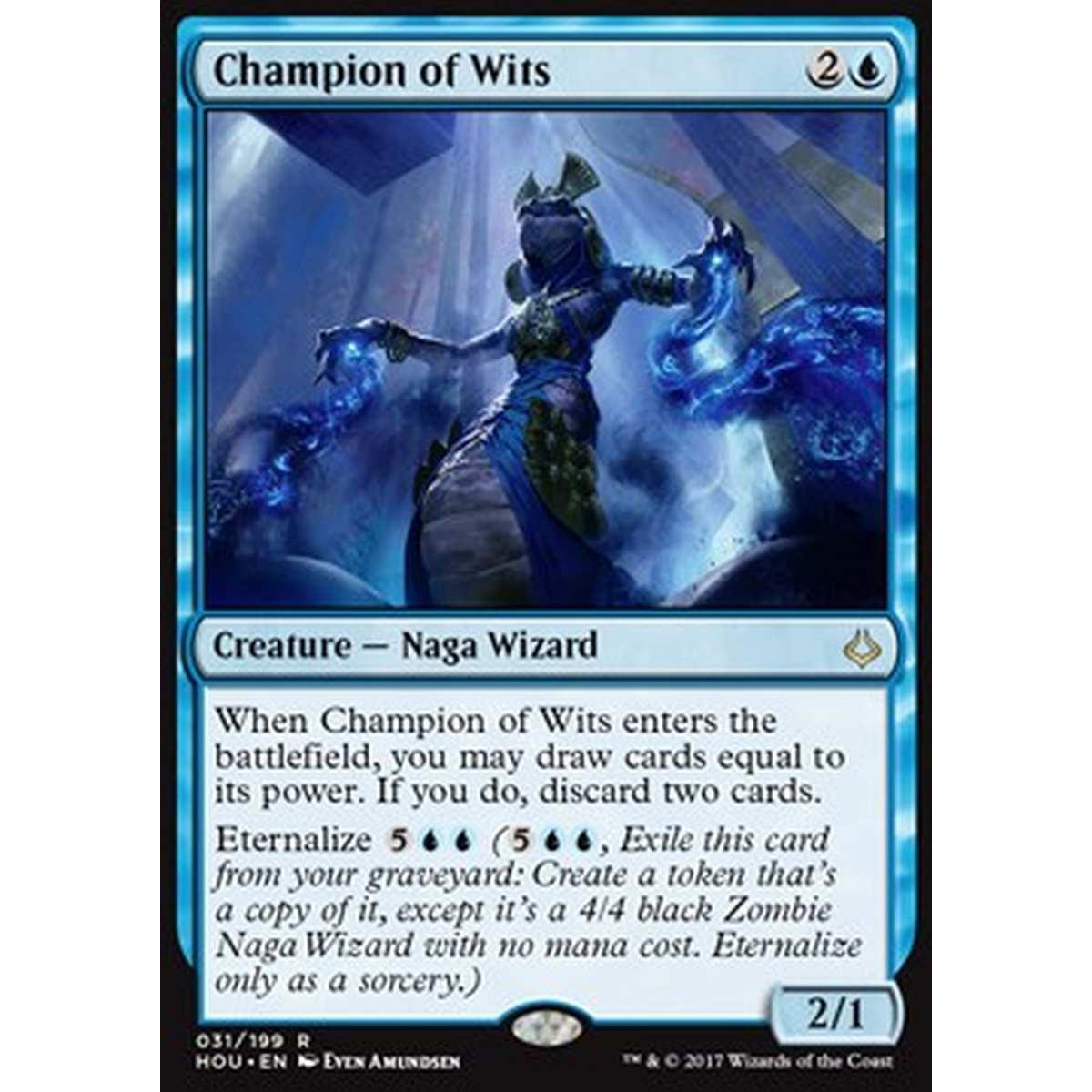 Champion of Wits - Champion of Wits - [HOU] [NM] [Foil]