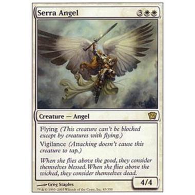 Serra Angel - Serra Angel - [9ED] [EX] [Foil]