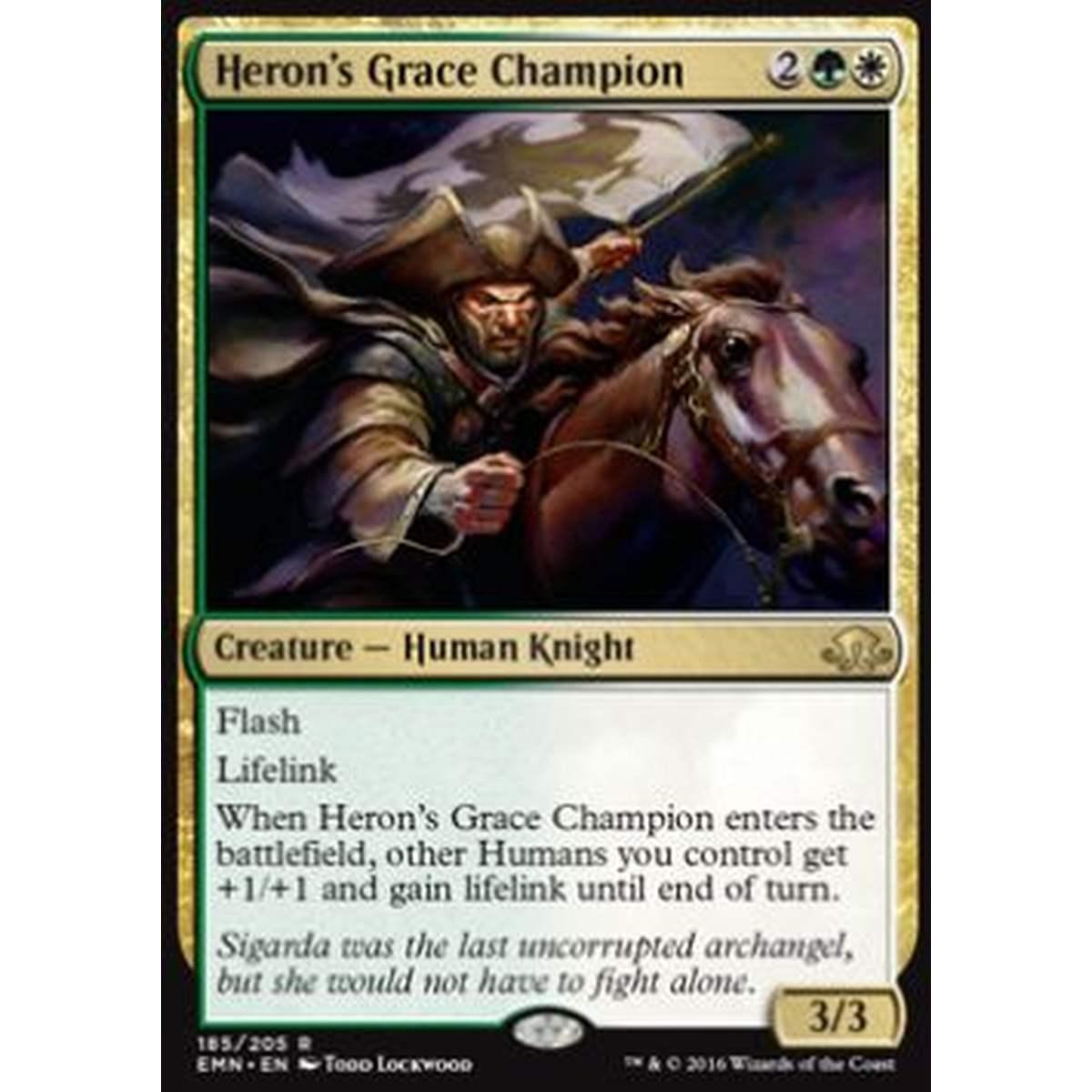 Heron's Grace Champion - Campione della Grazia dell'Airone - [EMN] [NM] [Foil]
