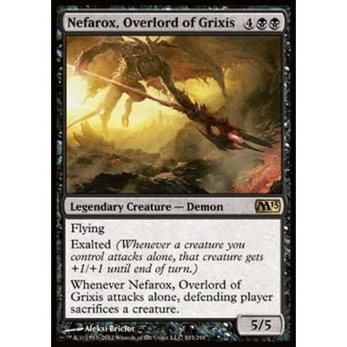 Nefarox, Overlord of Grixis - Nefarox, Signore Supremo di Grixis - [M13] [NM] [Foil]