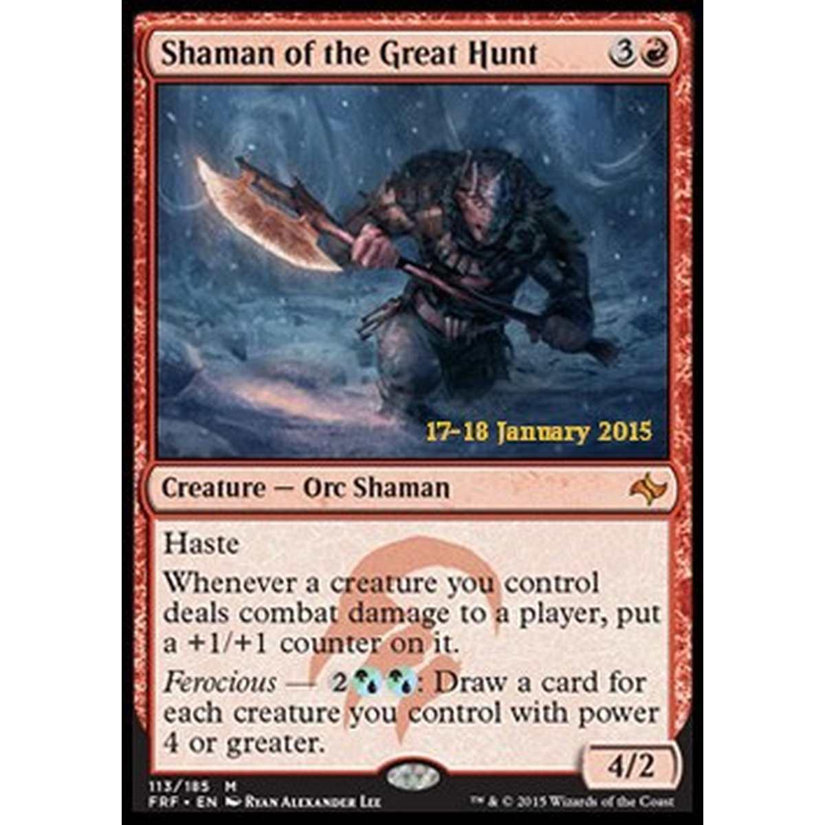 Shaman of the Great Hunt - Sciamano della Grande Caccia - [PFRF] [NM] [Foil]