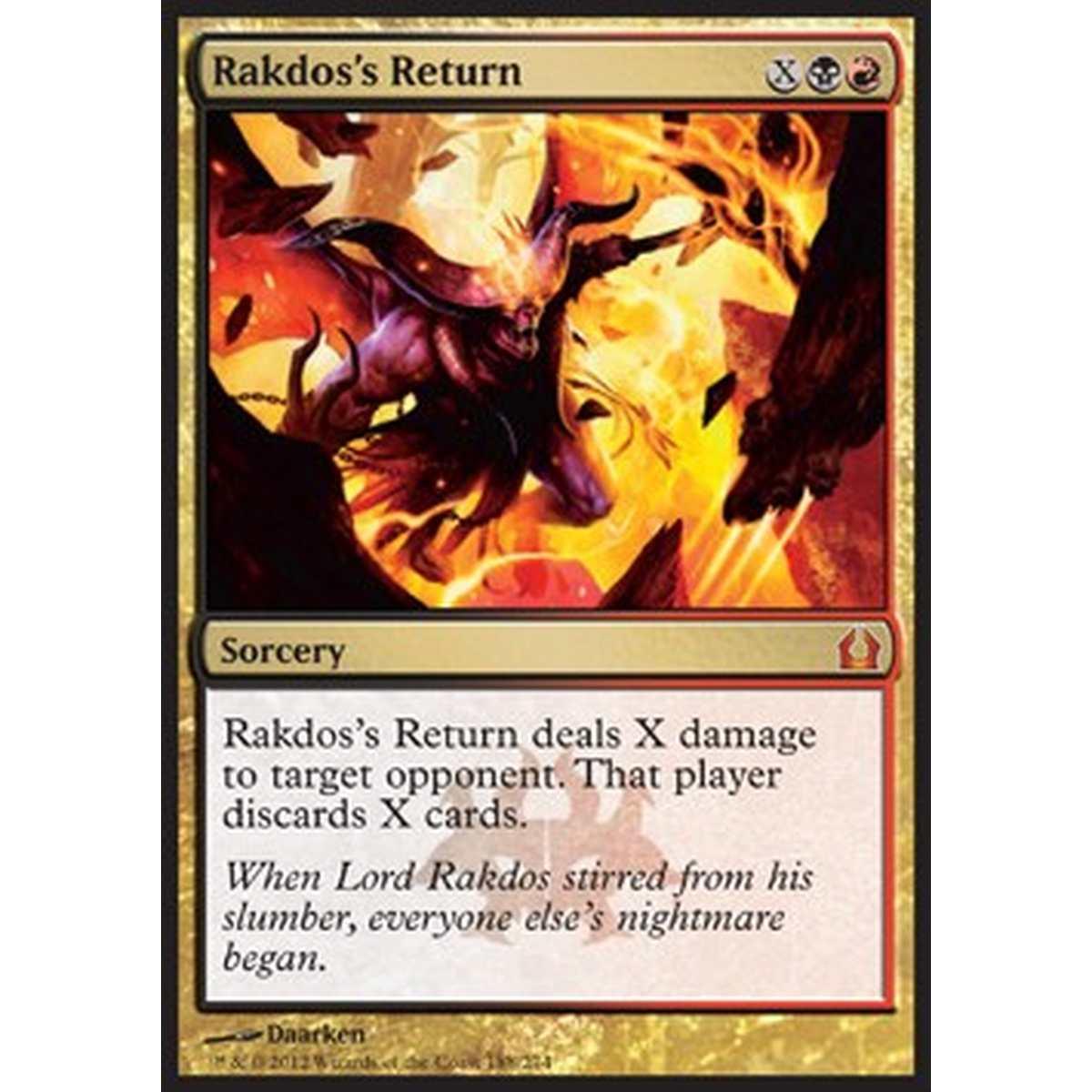 Rakdos's Return - Ritorno di Rakdos - [RTR] [EX]