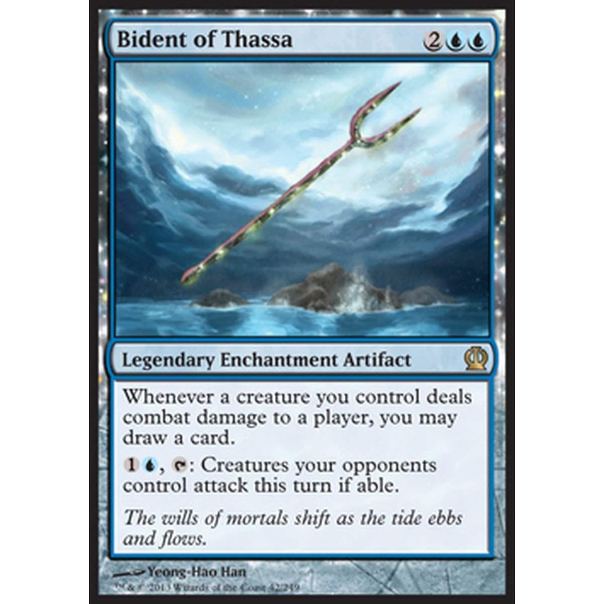 Bident of Thassa - Bidente di Thassa - [THS] [NM] [Foil]